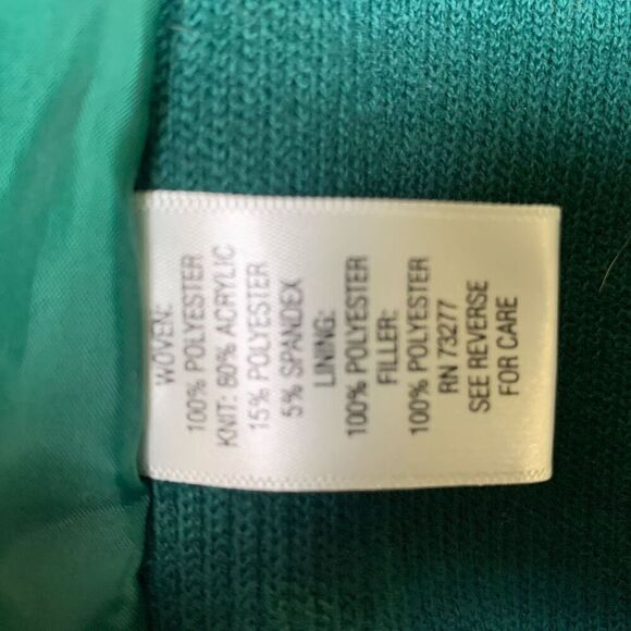 Croft & Barrow vest womens large quilted green brown - Picture 4 of 8